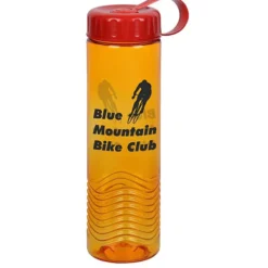 Twist Water Bottle with Tethered Lid - 24 oz