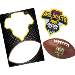 Two Cut-Outs Custom Vehicle Magnets - 8 1/2 inches x 5 3/4 inches