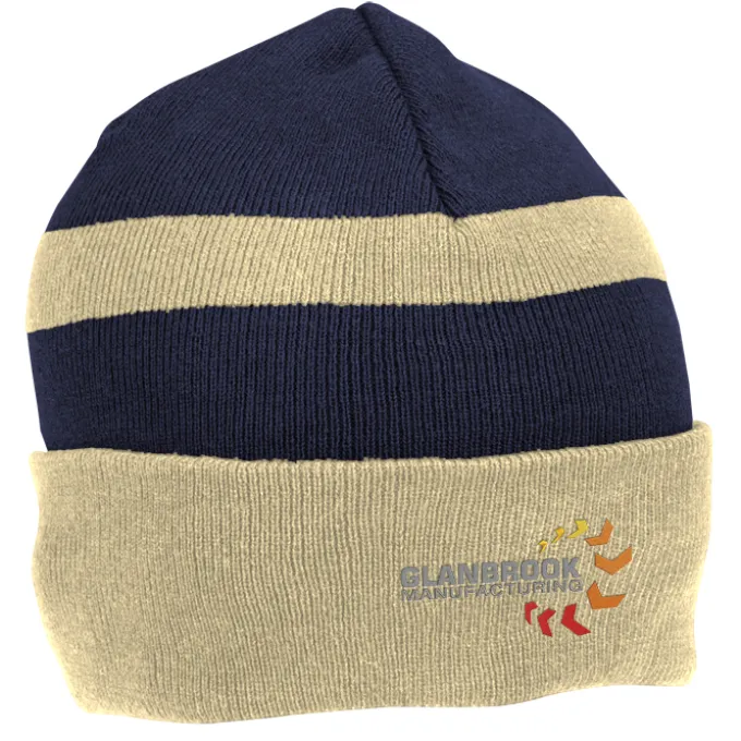 Two-Tone Cuffed Beanie