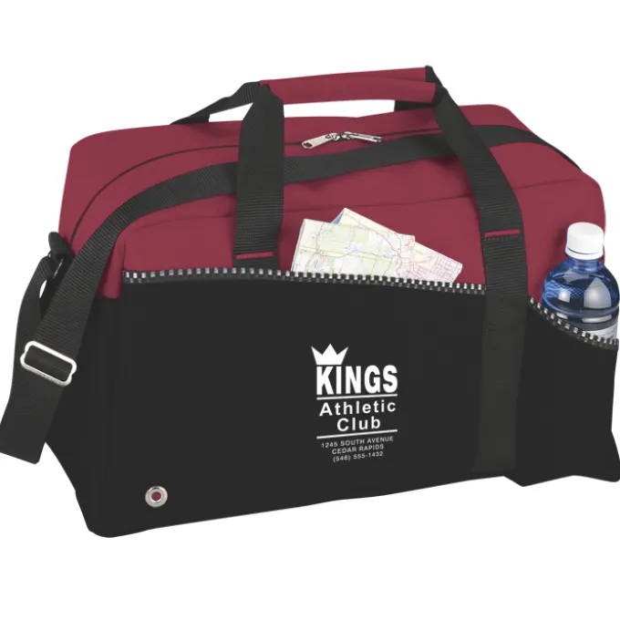 Two-Tone Duffel Bag
