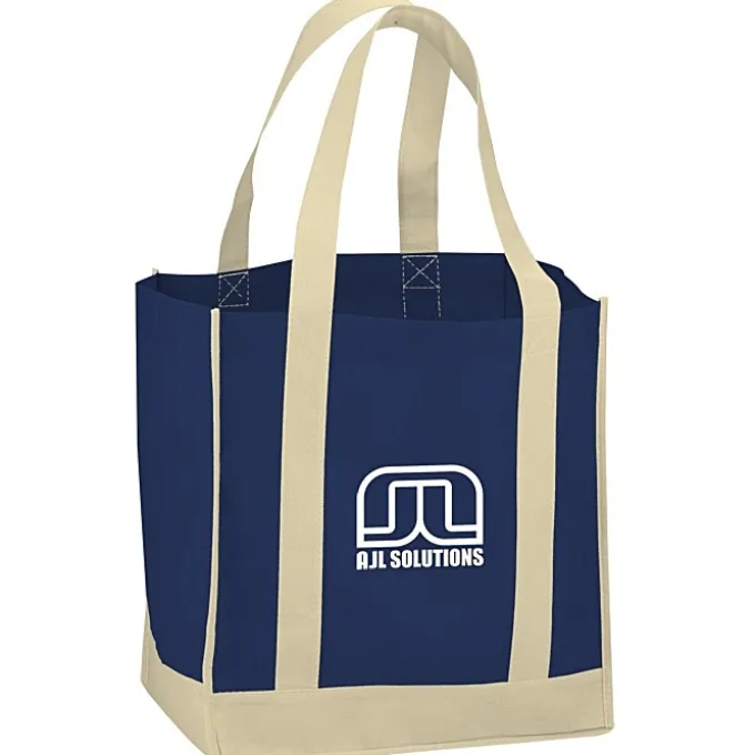 Two-Tone Shopper Tote