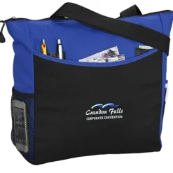 Two-Tone Tote Bag - Embroidered