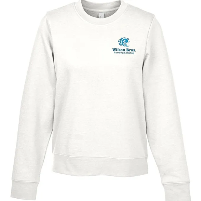 Ultimate 8.3-oz CVC Fleece Crew - Ladies' - Embroidered