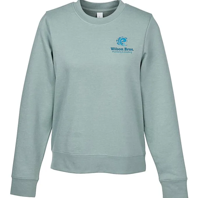 Ultimate 8.3-oz CVC Fleece Crew - Ladies' - Embroidered