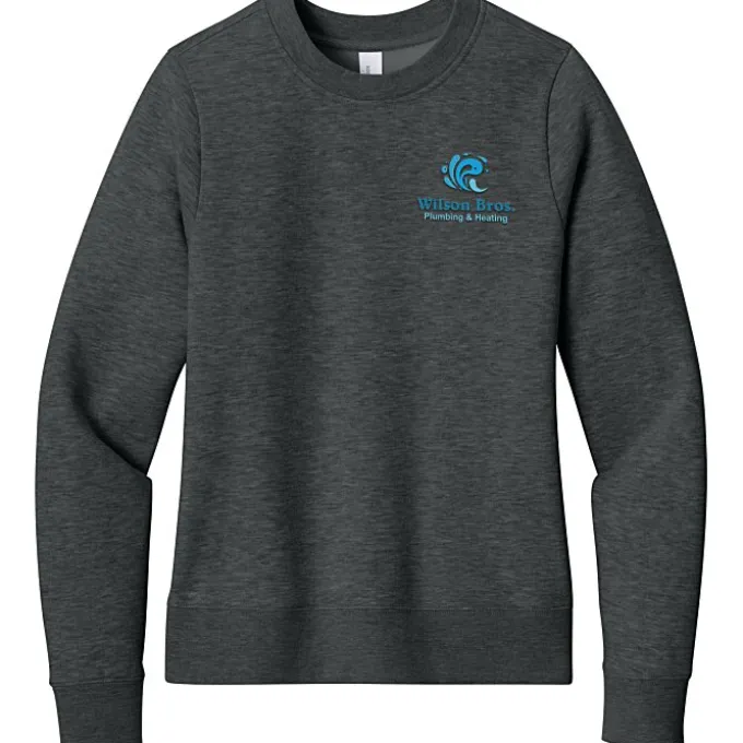 Ultimate 8.3-oz CVC Fleece Crew - Ladies' - Embroidered