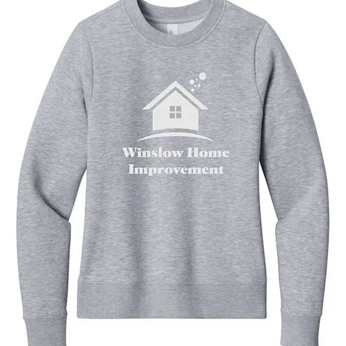 Ultimate 8.3-oz CVC Fleece Crew - Ladies' - Screen