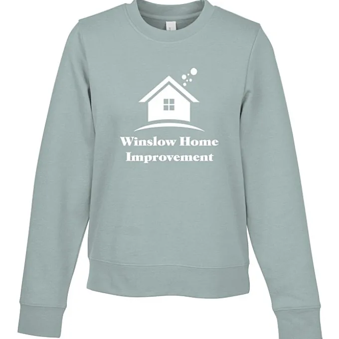 Ultimate 8.3-oz CVC Fleece Crew - Ladies' - Screen