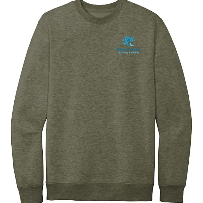 Ultimate 8.3-oz CVC Fleece Crew - Men's - Embroidered