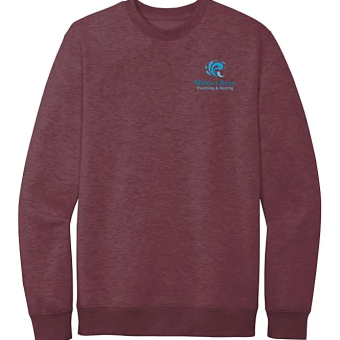 Ultimate 8.3-oz CVC Fleece Crew - Men's - Embroidered