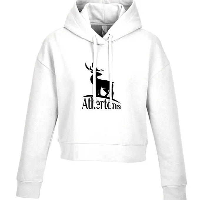 Ultimate 8.3-oz CVC Fleece Cropped Hoodie - Ladies' - Screen