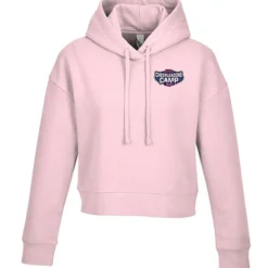 Ultimate 8.3-oz CVC Fleece Cropped Hoodie - Ladies' - Embroidered