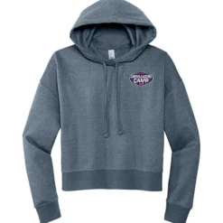 Ultimate 8.3-oz CVC Fleece Cropped Hoodie - Ladies' - Embroidered