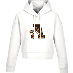 Ultimate 8.3-oz CVC Fleece Cropped Hoodie - Ladies' - Full Color