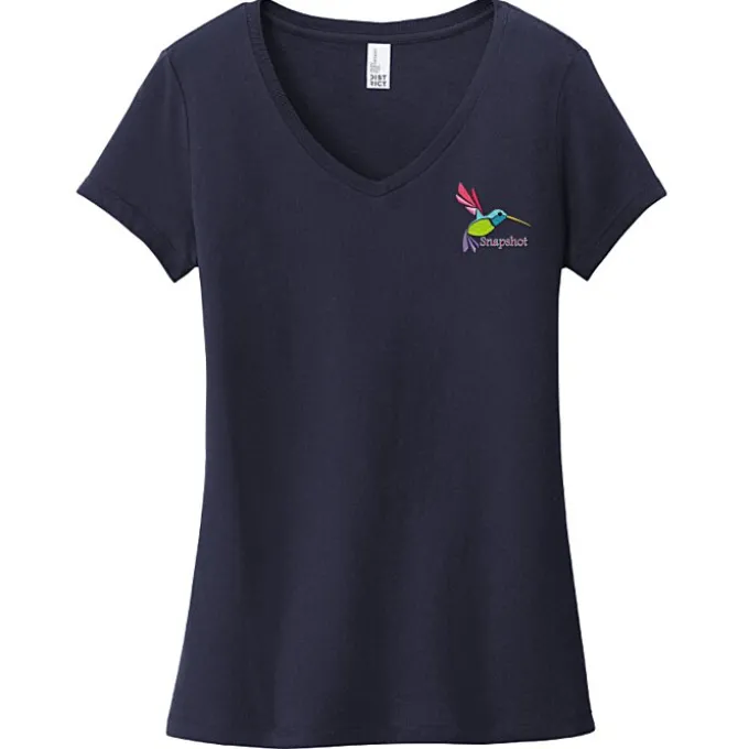 Ultimate V-Neck T-Shirt - Ladies' - Embroidered