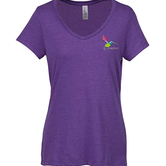 Ultimate V-Neck T-Shirt - Ladies' - Embroidered
