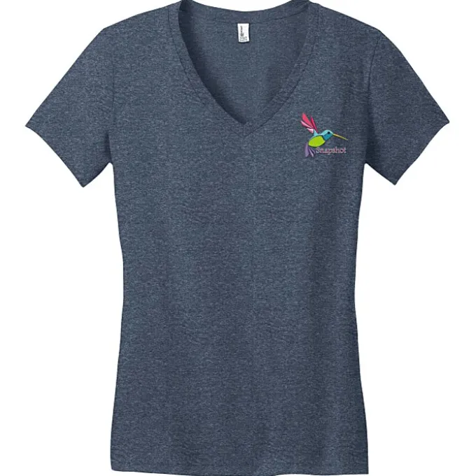 Ultimate V-Neck T-Shirt - Ladies' - Embroidered
