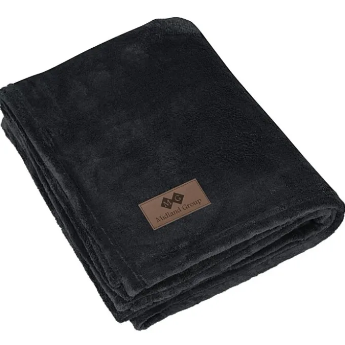 Ultra Plush Blanket - Laser Engraved Patch