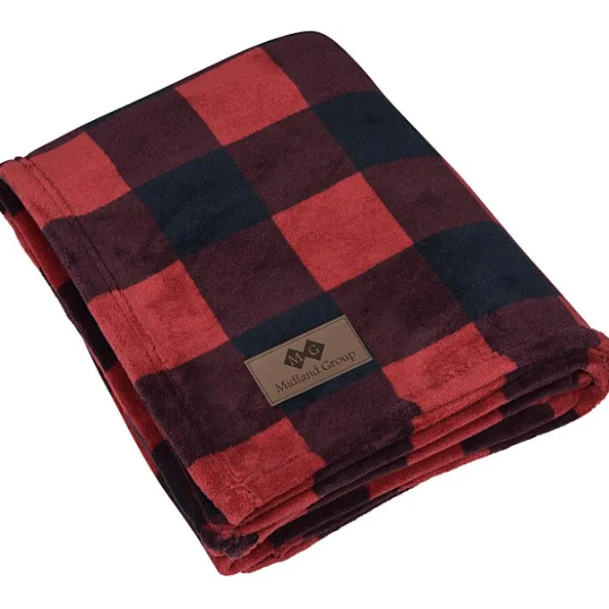Ultra Plush Blanket - Laser Engraved Patch