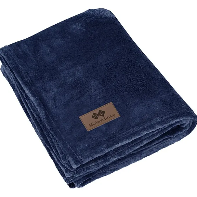 Ultra Plush Blanket - Laser Engraved Patch