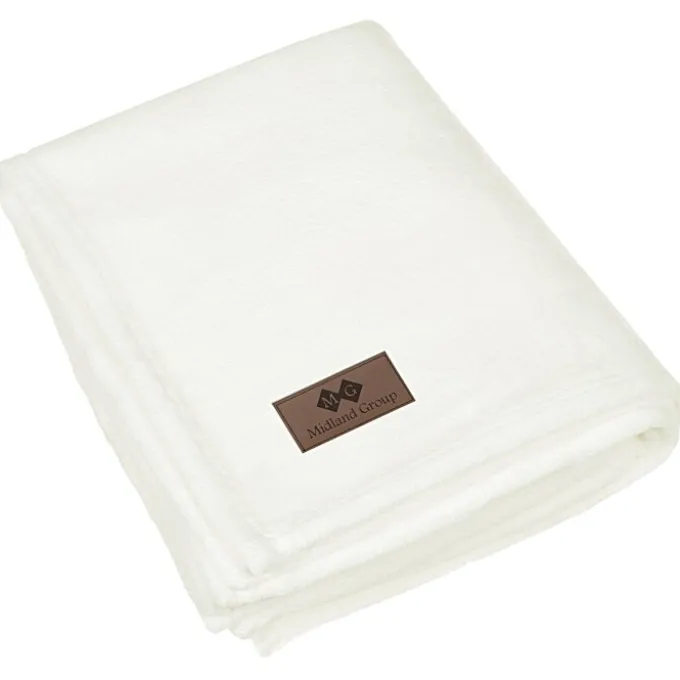 Ultra Plush Blanket - Laser Engraved Patch