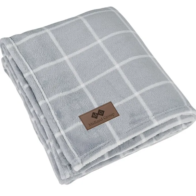 Ultra Plush Blanket - Laser Engraved Patch