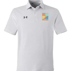 Under Armour Destin Drive Striped Performance Polo - Embroidered