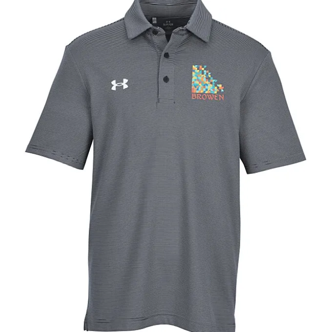 Under Armour Destin Drive Striped Performance Polo - Full Color