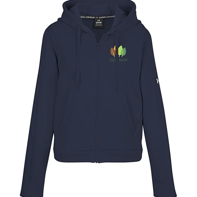 Under Armour Fleece Pro Full-Zip Hoodie - Ladies' - Embroidered