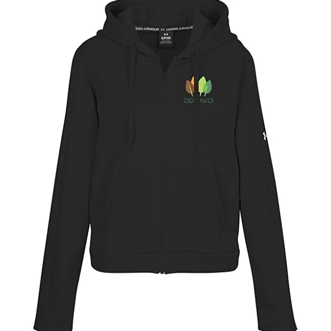 Under Armour Fleece Pro Full-Zip Hoodie - Ladies' - Embroidered