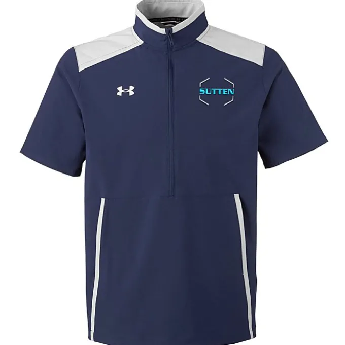 Under Armour Motivate 3.0 Short Sleeve Half-Zip - Embroidered