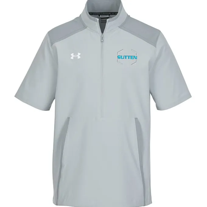 Under Armour Motivate 3.0 Short Sleeve Half-Zip - Embroidered