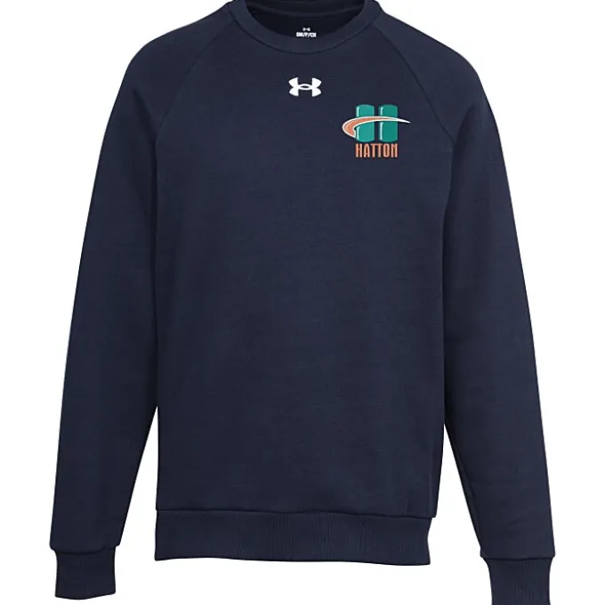 Under Armour Rival Fleece Crew Sweatshirt - Men's - Embroidered