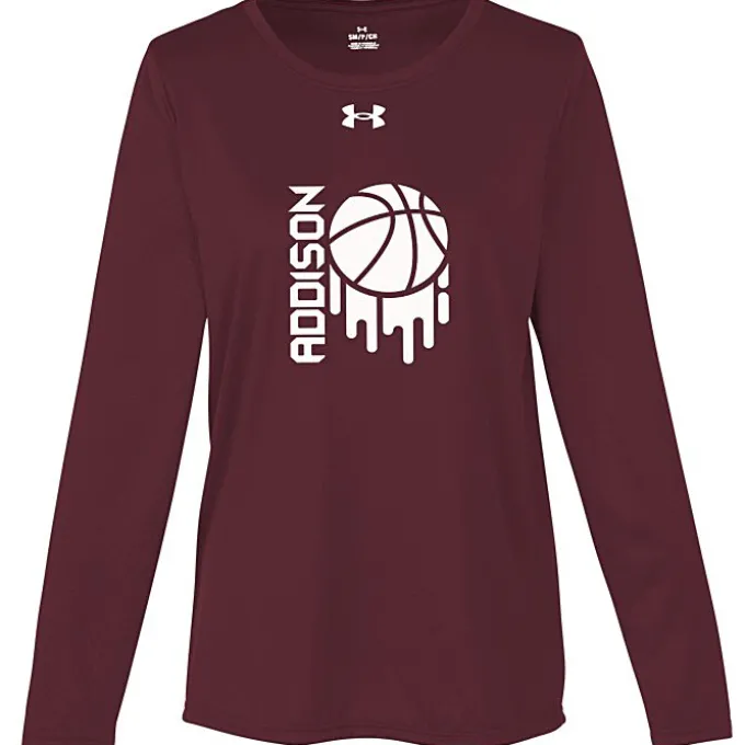 Under Armour Team Tech Long Sleeve T-Shirt - Ladies' - Screen