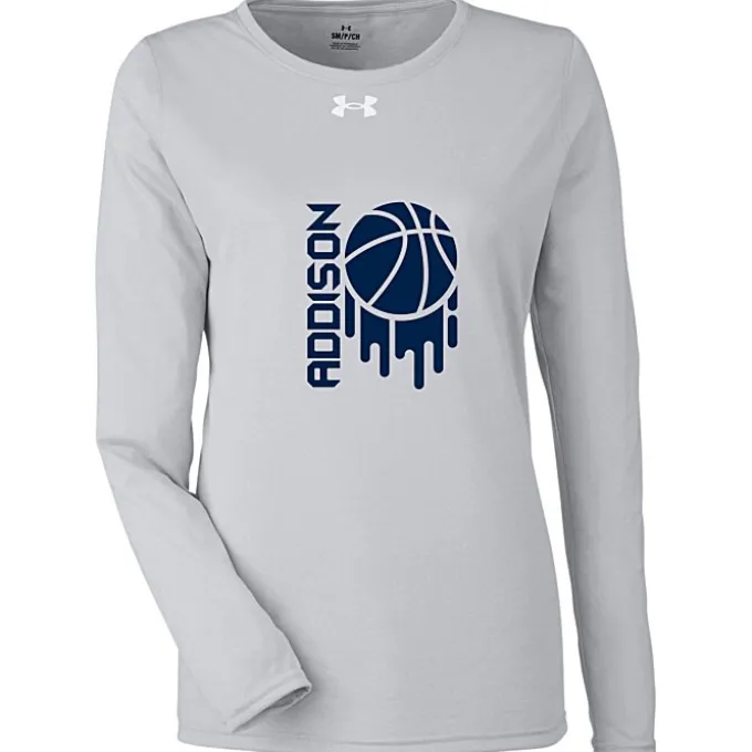 Under Armour Team Tech Long Sleeve T-Shirt - Ladies' - Screen
