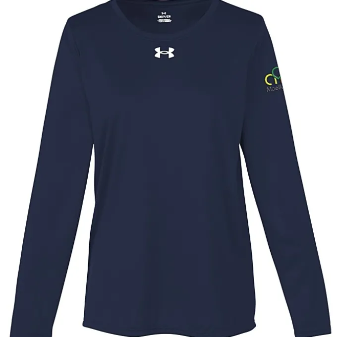 Under Armour Team Tech Long Sleeve T-Shirt - Ladies' - Embroidered