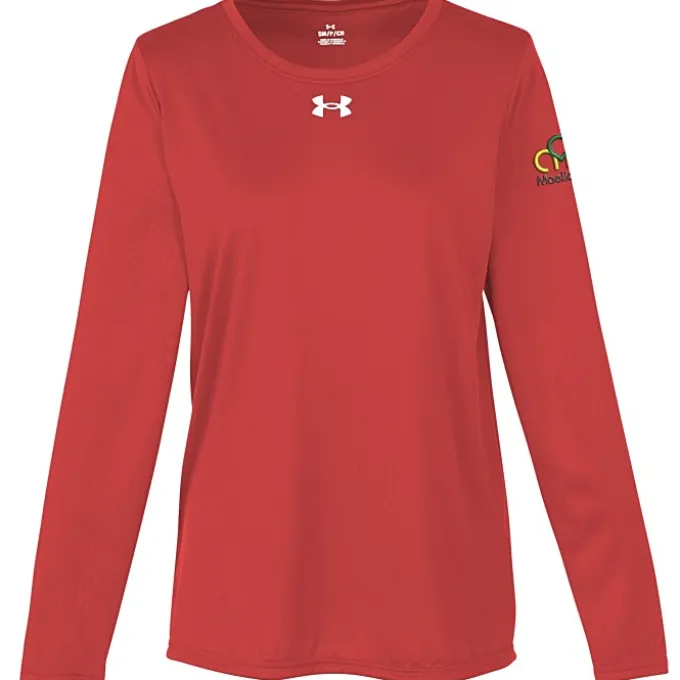 Under Armour Team Tech Long Sleeve T-Shirt - Ladies' - Embroidered