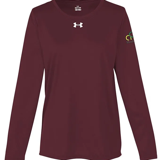 Under Armour Team Tech Long Sleeve T-Shirt - Ladies' - Embroidered