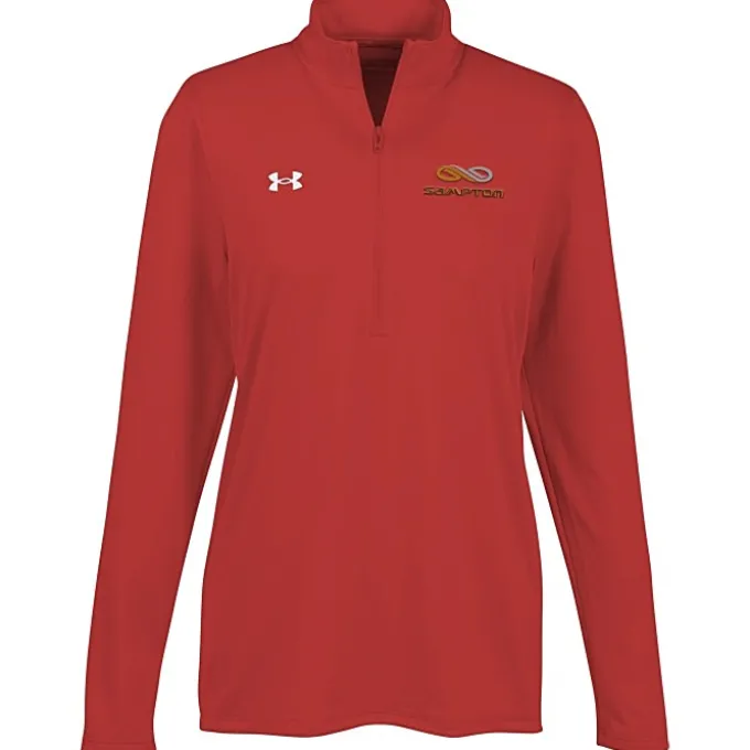 Under Armour Team Tech 1/2-Zip Pullover - Ladies' - Embroidered