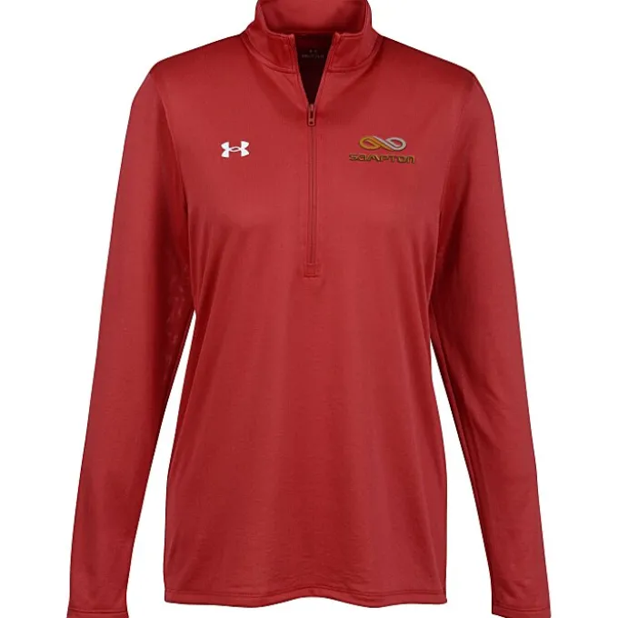 Under Armour Team Tech 1/2-Zip Pullover - Ladies' - Embroidered