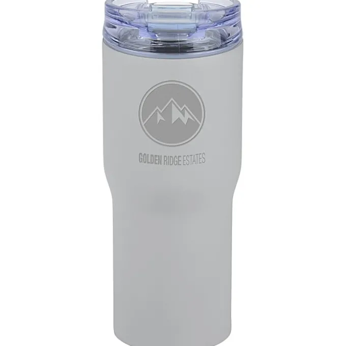 Urban Peak Vacuum Tumbler - 20 oz - Powder Coat - Laser Engraved