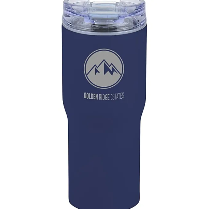 Urban Peak Vacuum Tumbler - 20 oz - Powder Coat - Laser Engraved