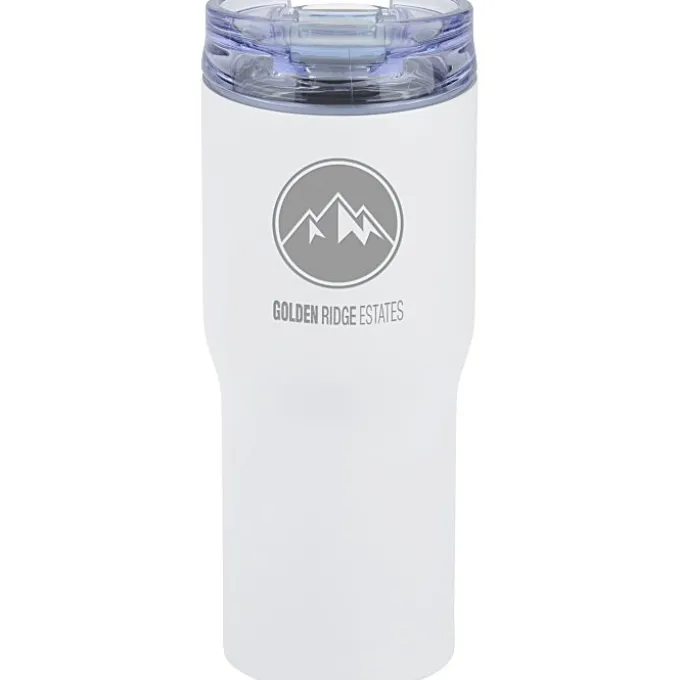 Urban Peak Vacuum Tumbler - 20 oz - Powder Coat - Laser Engraved
