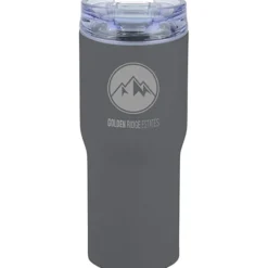 Urban Peak Vacuum Tumbler - 20 oz. - Powder Coat - Laser Engraved - 24 hr