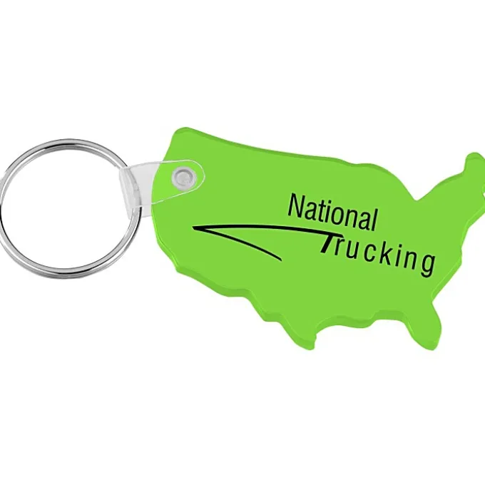 US Soft Keychain - Translucent