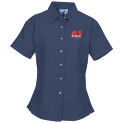 Utility Short Sleeve Denim Shirt - Ladies'