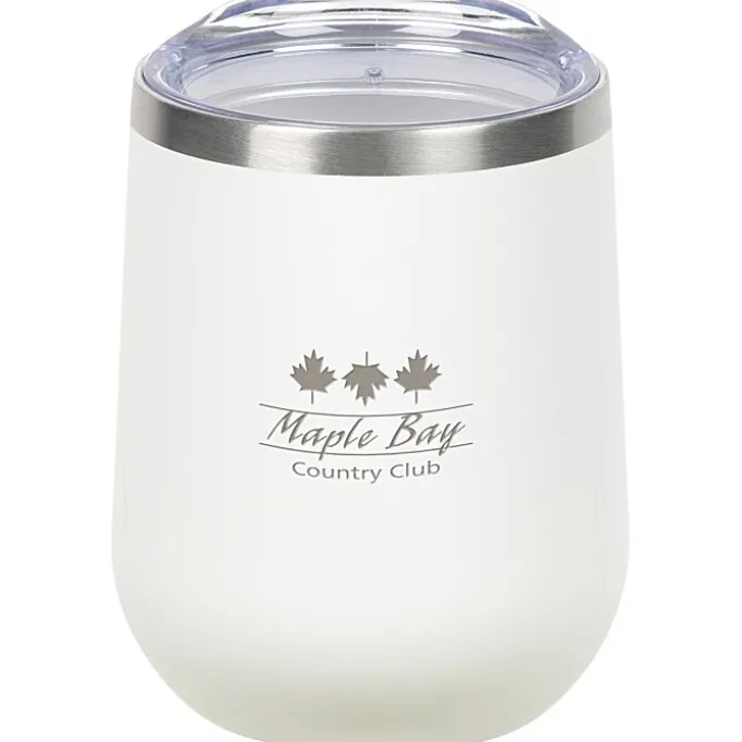 Vacuum Wine Tumbler - 12 oz - Laser Engraved