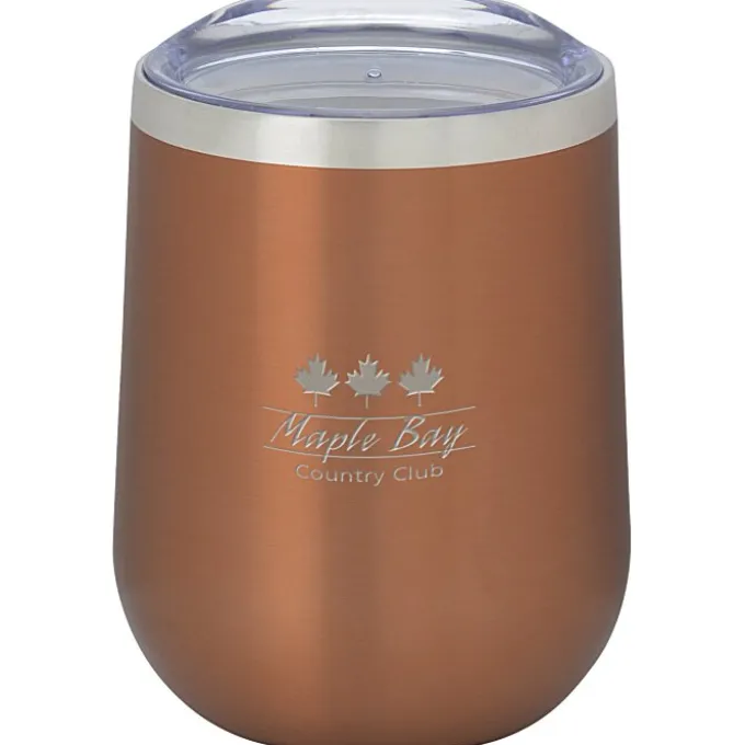 Vacuum Wine Tumbler - 12 oz - Laser Engraved