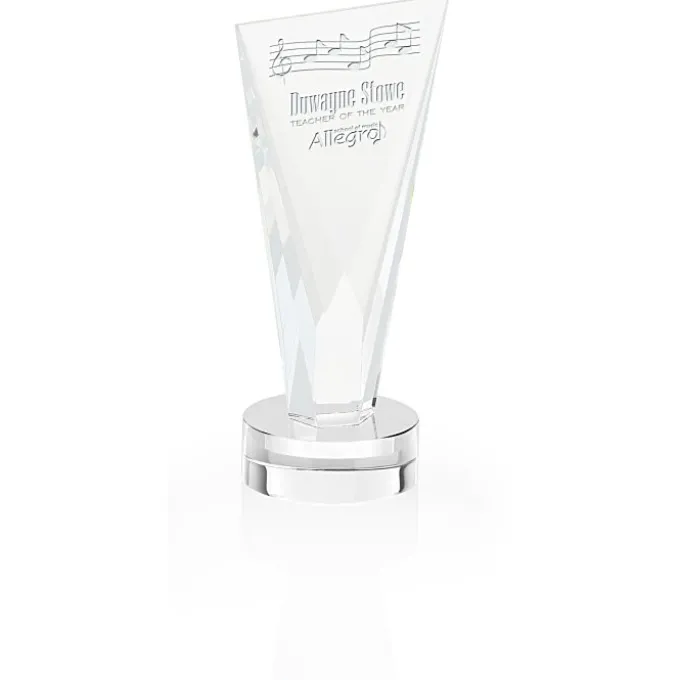 Valiant Crystal Award - 8 inches - 24 hr