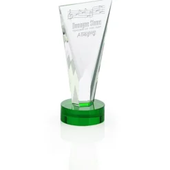 Valiant Crystal Award - 8 inches
