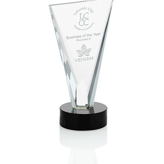 Valiant Crystal Award - 9 inches - 24 hr